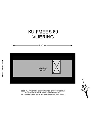 Floorplan - Kuifmees 69, 1423 NN Uithoorn